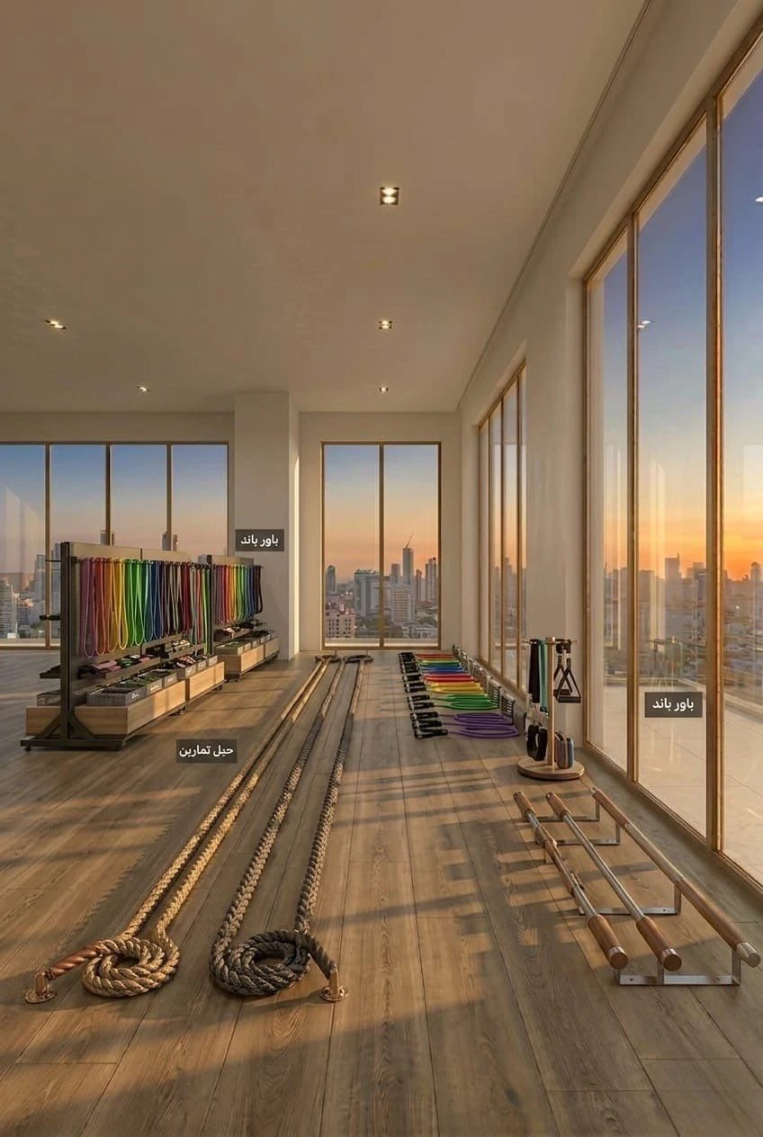 الاحبال والاساتيك الرياضيه