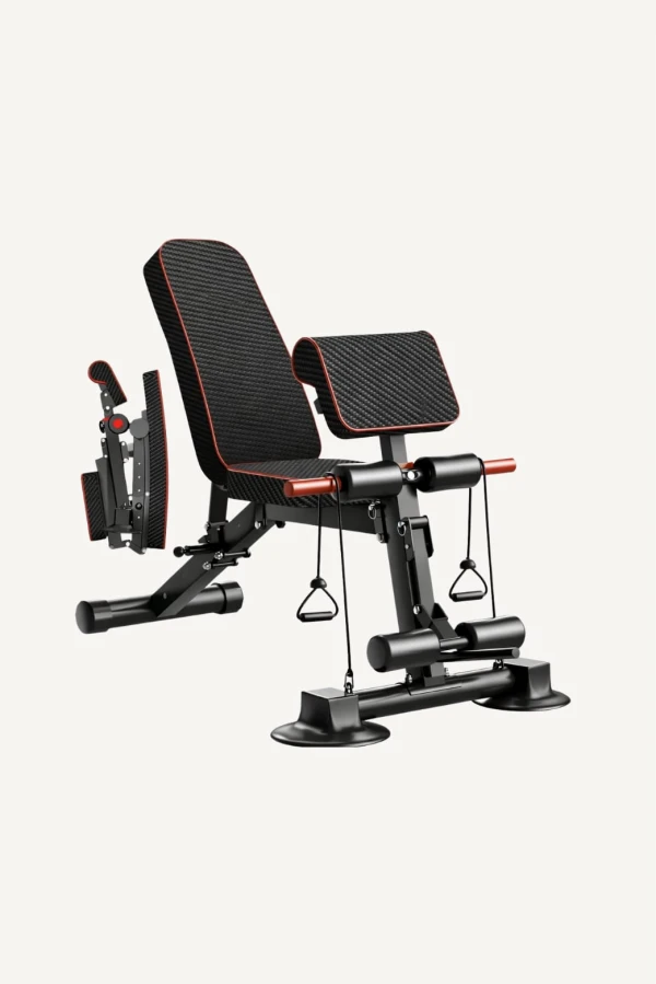 بنش مستويات مستورد مزود بحبل تمارين و2طاره - ميجا سبورت