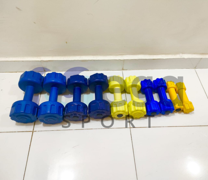 طقم دامبلز بلاستيك - ميجا سبورت