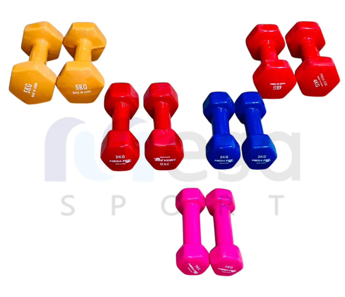 طقم دامبلز فينيل - ميجا سبورت