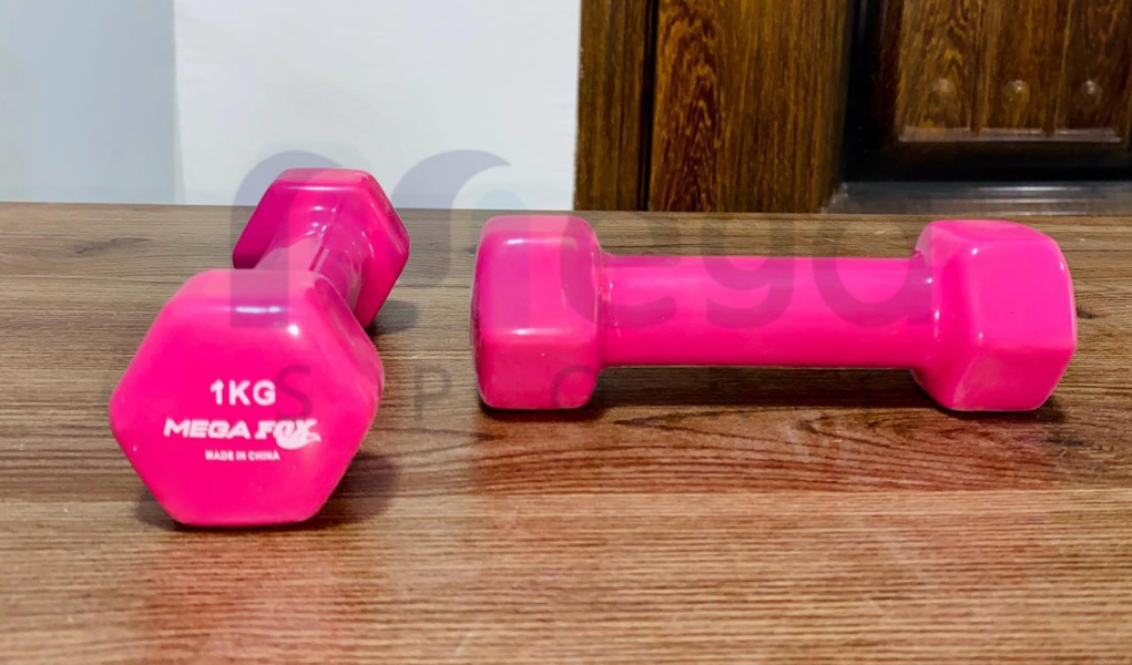 2 دامبلز فينيل 1ك - ميجا سبورت